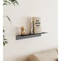 Nortiq T&B badkamerwandplank – T1 groot – mat zwart