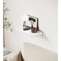 Nortiq T&B Wandplank / Planchet - mat wit - 20 cm