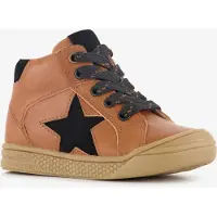 Stap leren jongens veterboots cognac maat 23