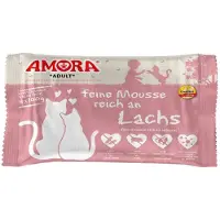 Amora Cat feine Mousse 10x4x100g | Lachs