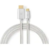 Nedis Premium USB-C naar HDMI 4K 60Hz kabel / aluminium - 2 meter