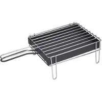 Sauvic Roestvrij Staal Tafelgrill Met Lade 25x20 Cm