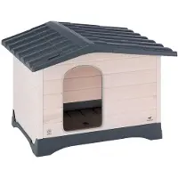 Ferplast Lodge 90 88x72x66 Cm Hondenhok Van Hars/hout Voor Buiten