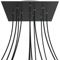 Creative Cables Kroq4012f103 Xxl Rose-one Vierkant Mat Zwart Rose Kit