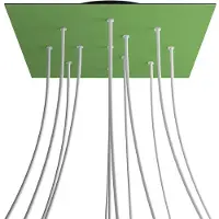 Creative Cables Krovnq4012f116 Xxl Rose-one Square Green Meadow Rozenset