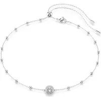 Swarovski - Dames Ketting - Transparant & Zilver