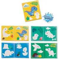 SES Creative Badboek - Kleuren met water - Dino - - OneSize - Badboekjes