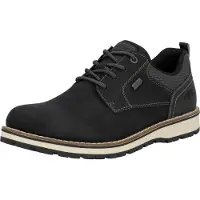 Rieker Herrenschuhe eleganter Schnürer Schwarz Freizeit