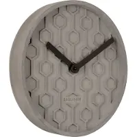 Karlsson wandklok honeycomb donker