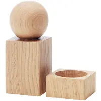 Applicata Twist pepermolen en zoutschaaltje Eikenhout