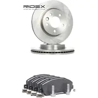 RIDEX 3405B3510 Remschijven en blokken