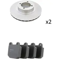 RIDEX 3405B2917 Remschijven en blokken