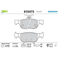 Valeo 610475 Remblokken