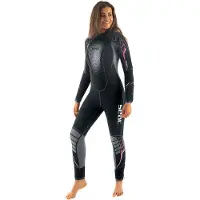 Seac Duikpak - Ladekast Flex Lady 5 mm - Zwart/Roze - - S - Small - Wetsuits