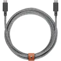 Native Union Belt Cable XL - Zebra - USB-C naar USB-C - 3M - 100W