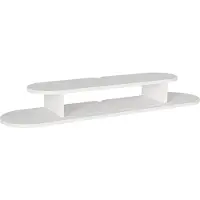 En.casa Tv meubel Targema zwevend wit 120x30x16 cm []