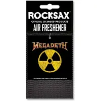 Rocksax Megadeth - Logo Luchtverfrisser - Zwart