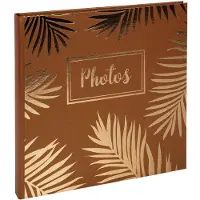 Exacompta Palma Fotoalbum Harde kaft Papier 24,7 x 24,7 x 1,7 cm Goud 2 Stuks