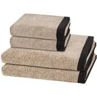 Cawö Sonstiges 2 X handdoek 2 X douchehanddoek - in set 4 pack Lifestyle Splash