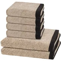 Cawö Sonstiges 4 X handdoek 2 X douchehanddoek - in set 6 pack Lifestyle Splash