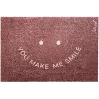 Mad About Mats - AVA - SMILE - deurmat - schoonloop/scraper - wasbaar - 50x75cm