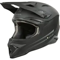 O'Neal 1SRS Solid S25, motorcrosshelm ,Mat Zwart/Grijs ,L