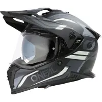 O'Neal A-SRS Spike Mat Zwart Grijs Wit Adventure Integraalhelm Maat M