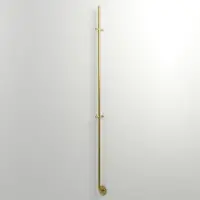 Instamat Jay Elektrische Handdoekradiator 172cm hoog 29Watt Geborsteld Messing JAY022