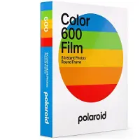 Polaroid Color Instant Film Round Frame voor 600
