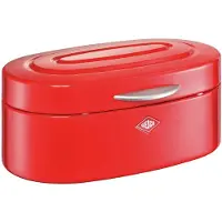 Wesco Single Elly Broodtrommel | 8,5 Liter | Metaal - Rood | Broodbewaardoos
