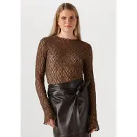 Ibana Dames Tops & T-shirts Taola - Bruin - Maat XL