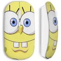 MANIACASE Draadloze Muis - - SpongeBob - Geel - USB - Compatibel met Mac en PC