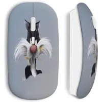MANIACASE Draadloze muis - - Grosminet - Grijs - Inclusief wifi USB-stick - Compatibel met Mac en PC
