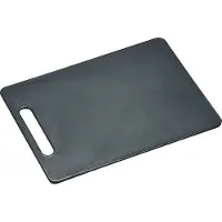 Kesper Snijplank - kunststof - grijs - 24 x 34 cm - met handvat - Groente/fruit snijplanken
