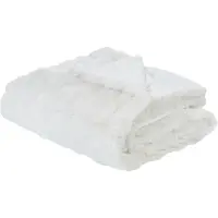 Beliani SALKA - Bedsprei - Wit - 200 x 220 cm - Nepbont