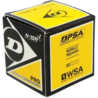 Dunlop Set van 12 Pro squashballen - wit - TU