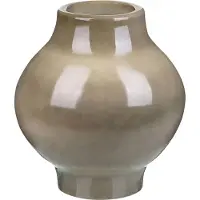 Beliani MAGAN - Bloemenvaas - Beige - 25 cm - Terracotta