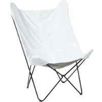 Beliani NYBRO - Fauteuil - Wit - Fluweel