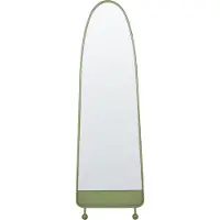 Beliani PARNAY - Wandspiegel - Groen - 45 x 146 cm - Metaal