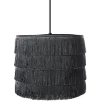 Beliani SUAPURE - Hanglamp - Zwart - Polyester