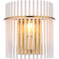 Globo Lighting Gouden wandlamp Gorley met glas