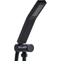 Beliani AMBORO - Handdouche - Zwart - Messing