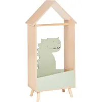 Beliani DURANGO - Kledingkast - Lichtbruin/Lichtgroen - MDF