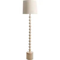 Beliani KRIOS - Staande lamp - Lichtbruin - Metaal