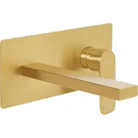 Beliani DICHATO - Wandgemonteerde mengkraan - Goud - Messing