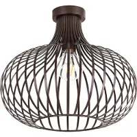 Globo Plafondlamp Mateo Roest Bruin