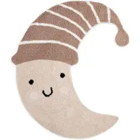 Babys Only Vloerkleed maan Heaven clay/warm linen - 109x90 cm