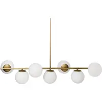 Beliani KARLA - Hanglamp - Goud - Metaal