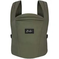 Rookie Baby Premium Elite draagzak - Design buikdrager en rugdrager - Comfortabel en ergonomisch baby spullen - Babydrager vanaf Geboorte - Ook voor Peuter - Biologisch katoen (Khaki)