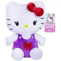 Hello Kitty (Paars/Wit) Halloween Pluche Knuffel 25 cm - Speelgoed Knuffels voor Kinderen Meisjes - Kat Cat Kitten Plush Toy - Melody, Kuromi,